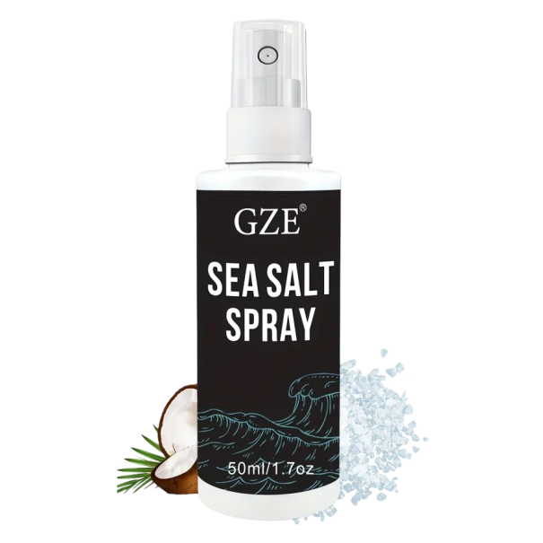 Spray cu sare de mare 50 ml pentru barbati si femei Ondularea parului Volum instantaneu Coafare naturala Sustinere usoara Coafarea parului Textura 1