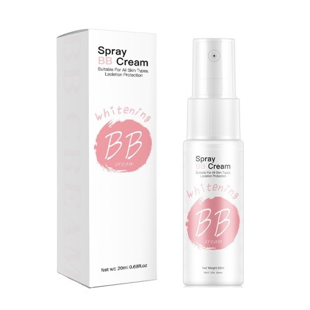 Spray de albire hidratanta BB Cream Fond de ten Crema de iluminare a pielii Impermeabil Spray de iluminare a pielii 20ml 1