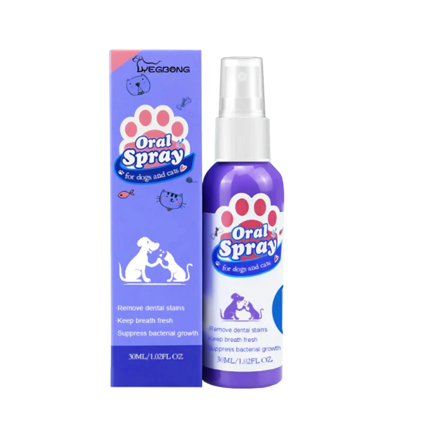 Spray de curățare a dinților pentru pisici și câini Îngrijire dentară Spray pentru prevenirea tartrului pentru animale de companie 30 ml 1