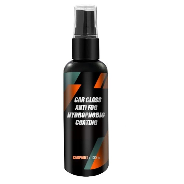 Spray idrofobico per vetri auto contro l'appannamento 100 ml rivestimento protettivo bottiglia nera applicazione vetro automobile 1
