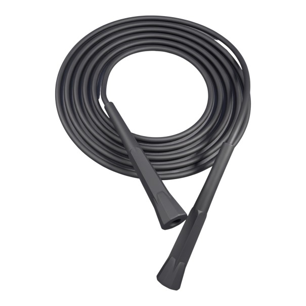 Spring Sejl for Voksne 280 cm med Justerbar Længde og Formede Håndtag til Fitness Cardio og Utholdighedstræning derhjemme og udenfor sort