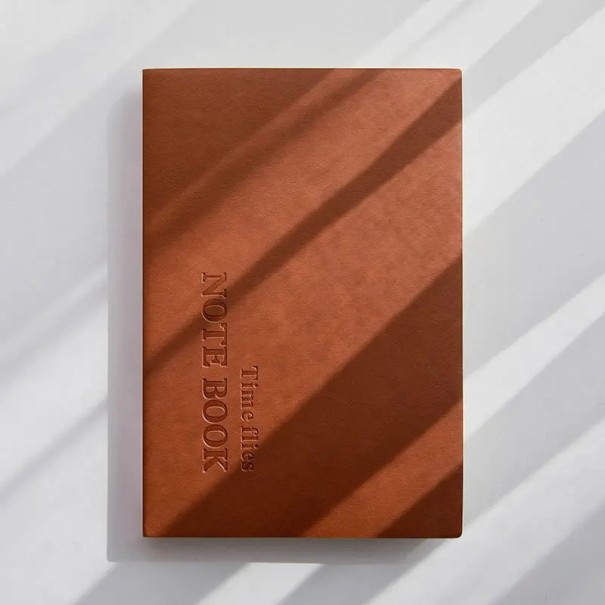 Squared Notebook A5 148 x 212 mm 264 Pages 78g Paper Writing and Drawing Notebook Fine Paper 5mm Squares For School and Office brown