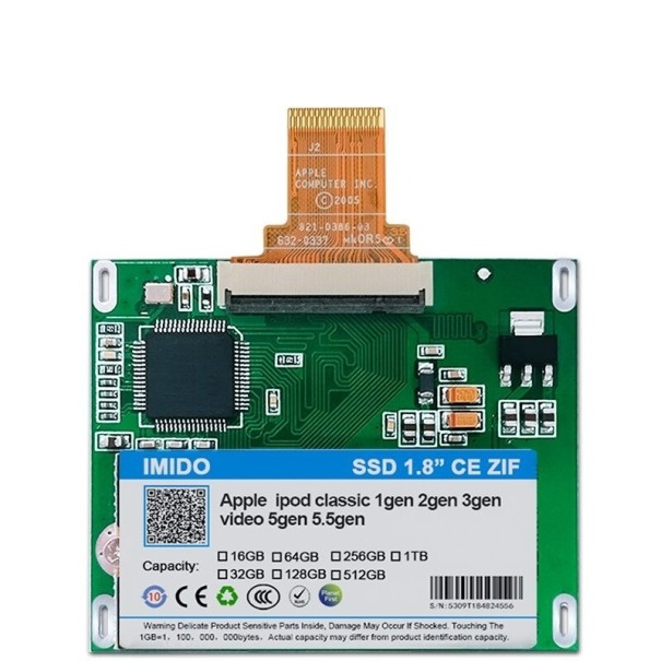 SSD-harddisk til iPod 512GB