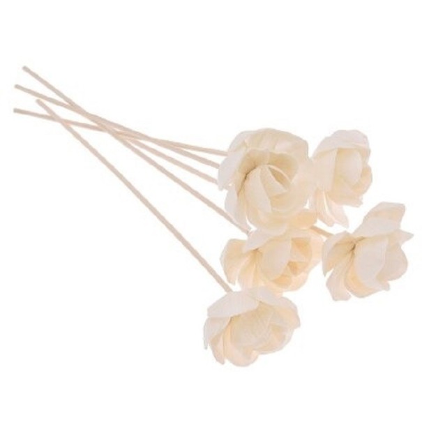 Stäbchen für Aromadiffusor mit Blumen 5 Stück C547 1