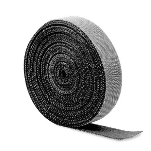 Stahovací páska na suchý zip 5 m černá