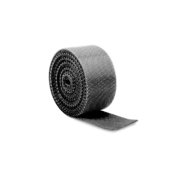Sťahovacia páska na suchý zips 1 m čierna