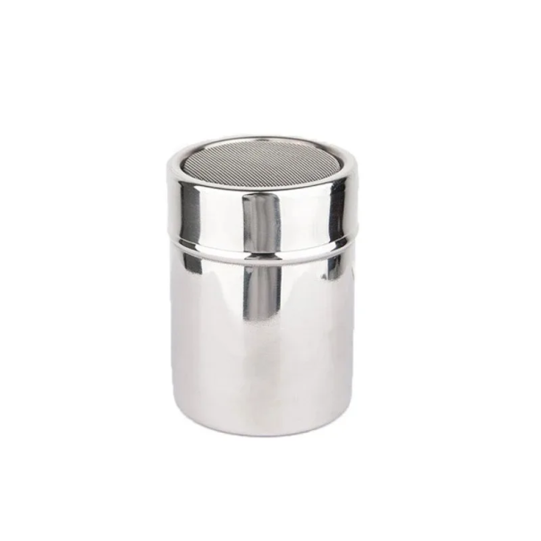 Stainless Steel Container with Strainer 8.5 x 6.5 cm Kitchen Strainer Made of Stainless Steel for Filtering Teas and Spices Fine Strainer for Cooking 1