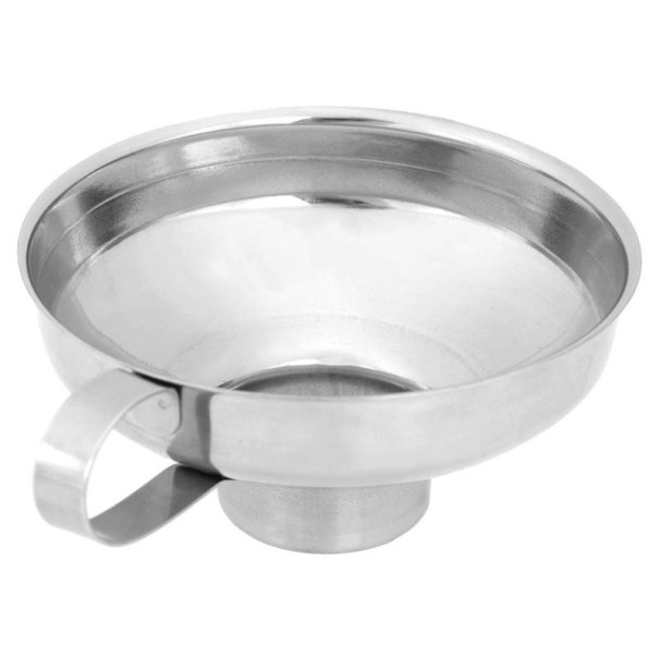 Stainless Steel Funnel with Handle L