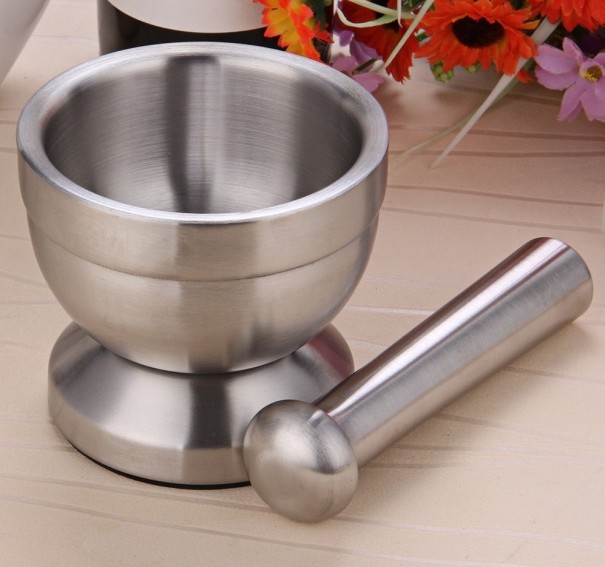 Stainless Steel Mortar and Pestle 1