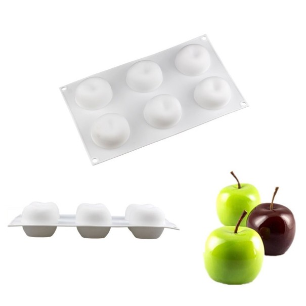 Stampo in silicone a forma di mela 1