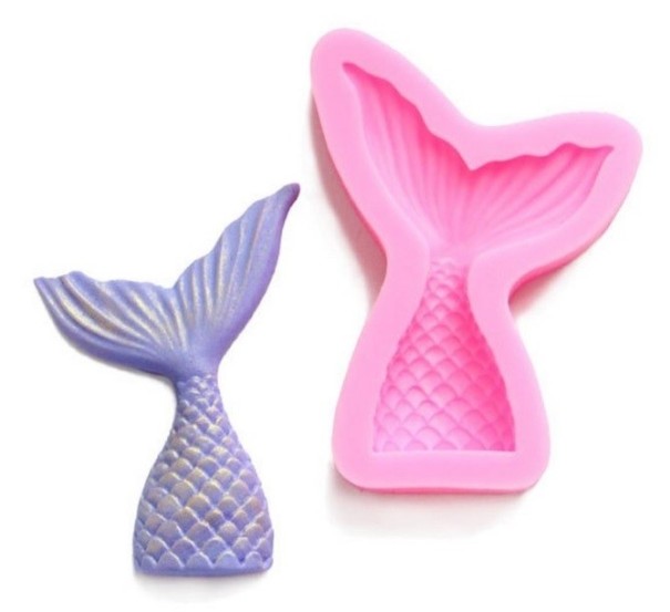 Stampo in silicone - coda di pesce 10,3 cm x 6,6 cm
