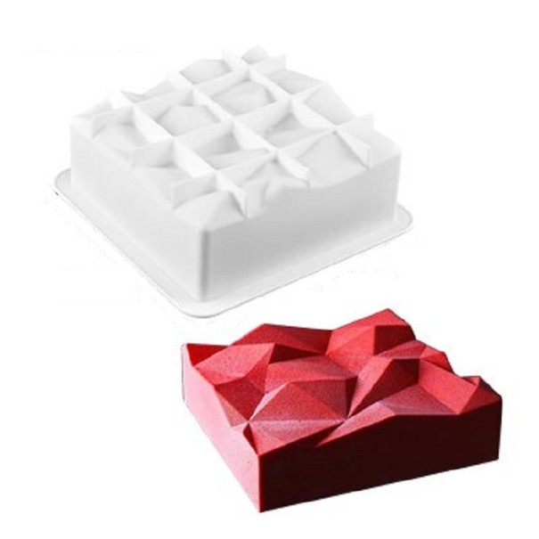 Stampo per torta quadrato in silicone 2