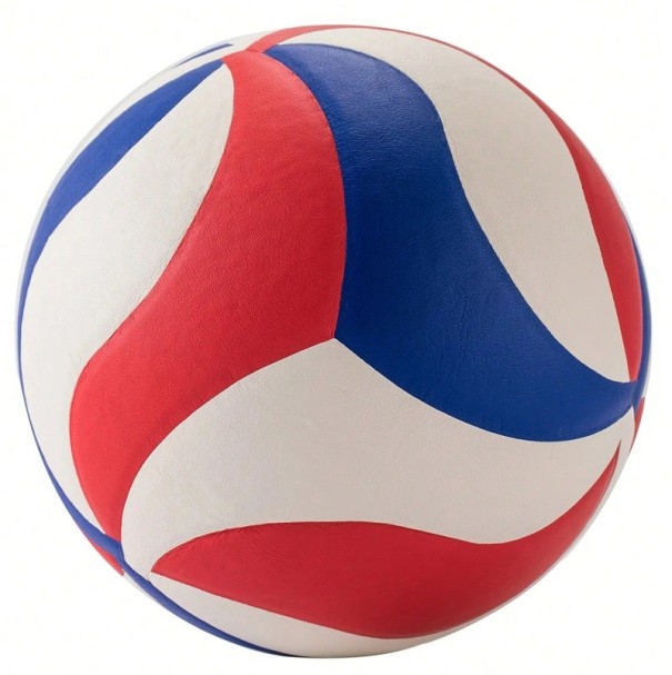 Standaardmaat 5 volleybal gemaakt van PU-materiaal. Trainings- en recreatiebal met een prettige ondergrond voor binnen en buiten. blauw