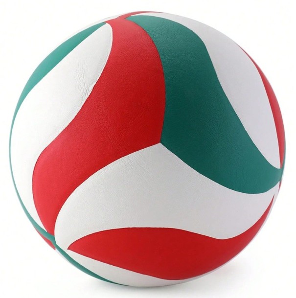 Standard storlek 5 volleyboll tillverkad av PU-material. Tränings- och fritidsboll med en behaglig yta för inomhus- och utomhusspel. grön