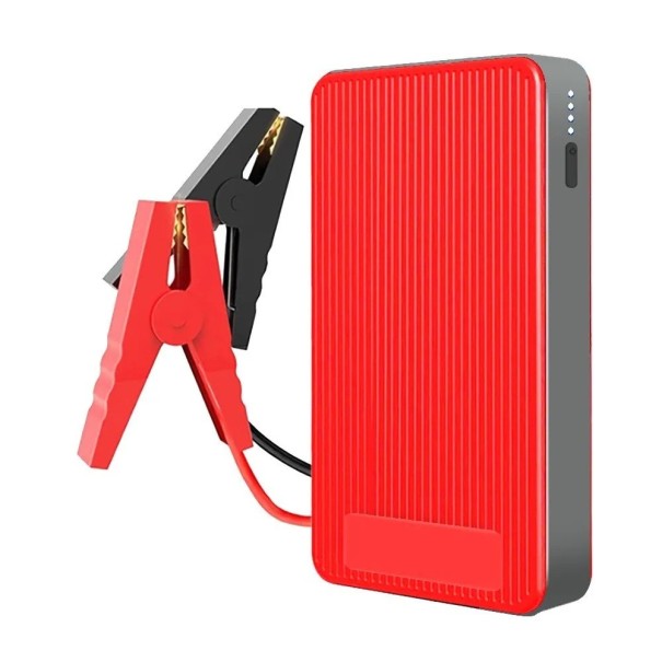 Startbatteri powerbank 1200A 8000 mAh Bærbar starter til bil 12V med USB-port og LED-lommelygte Kompakt nødudstyr til batterier 1