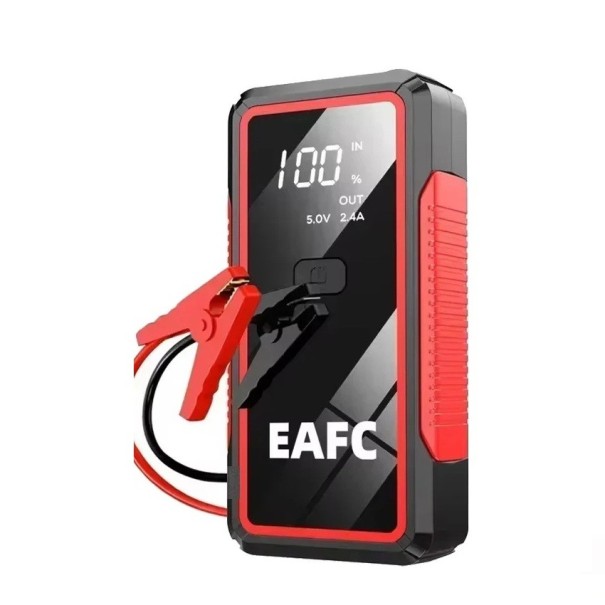 Startgenerator EAFC 2000A 12 V Powerbank med LED lommelygte USB udgang 5V/2A Kompakt starter til bil, SUV og motorcykel 1