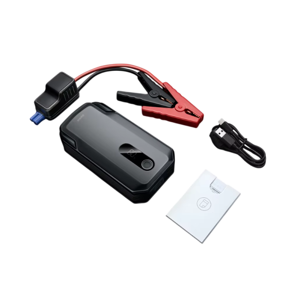 Startovací powerbanka 2000A 20000 mAh 12V Přenosný startér pro auta 10,0 L benzín 6,0 L diesel LED svítilna Power Bank s displejem 1