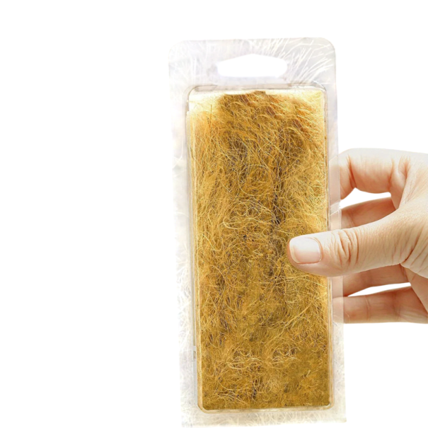 Static Grass Sheet 17.3 × 7.5 cm Realistic Dry Tufts Model Vegetation for Diorama and Landscape 1