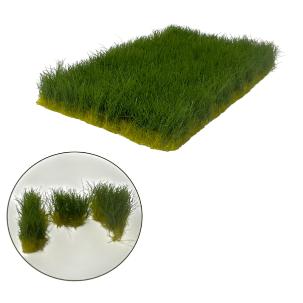 Statická tráva 12 mm 85 x 60 mm Trhací travní koberec Modelová krajina Dioráma 5