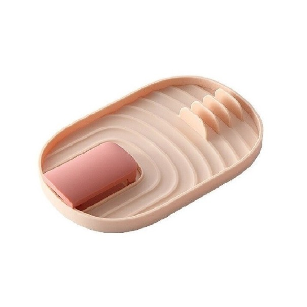 Stativ för köksredskap och lock beige