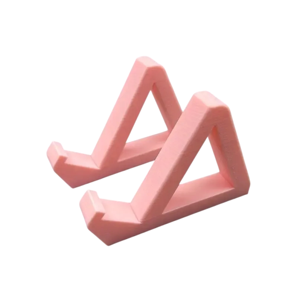 Stativ til udstilling af tastatur, plastisk tilbehør til tastaturer, kompakt design rosa