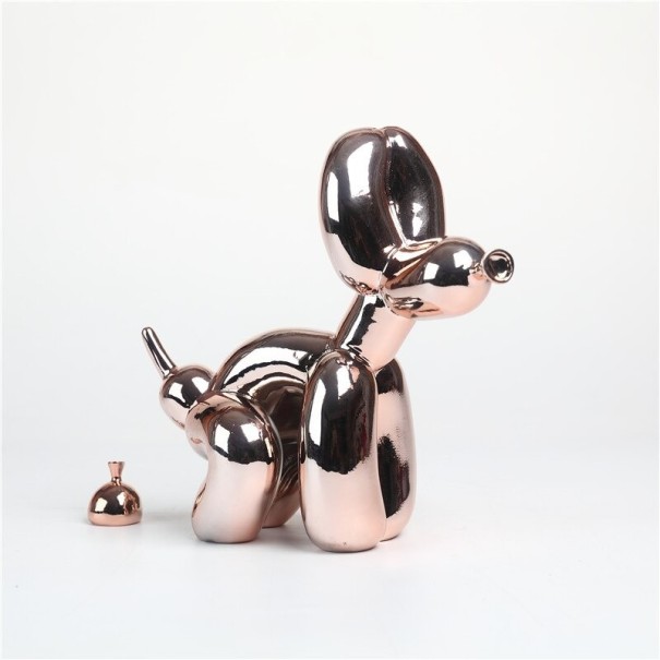 Statuie caine cu balon 4