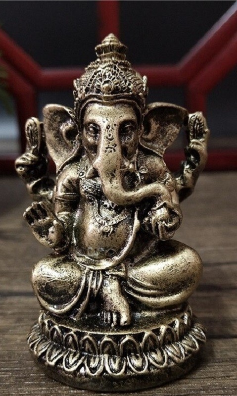 Statyett Lord Ganesh 7 cm 6