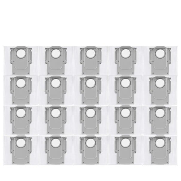 Staubsäcke für Robotersauger 20 Stück 218 x 120 mm robuste mehrlagige Beutel für Roborock Q Revo MaxV Q Revo S und Q Revo Pro