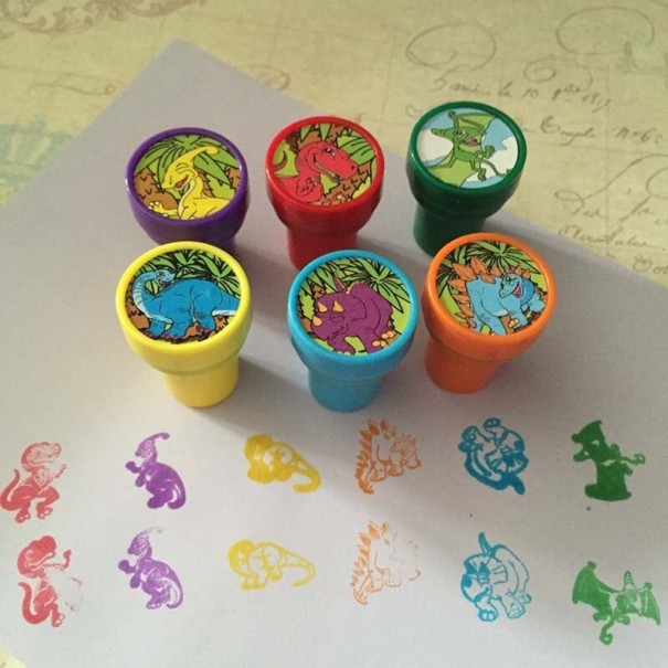 Stempel mit Dinosauriern 6 Stk 1