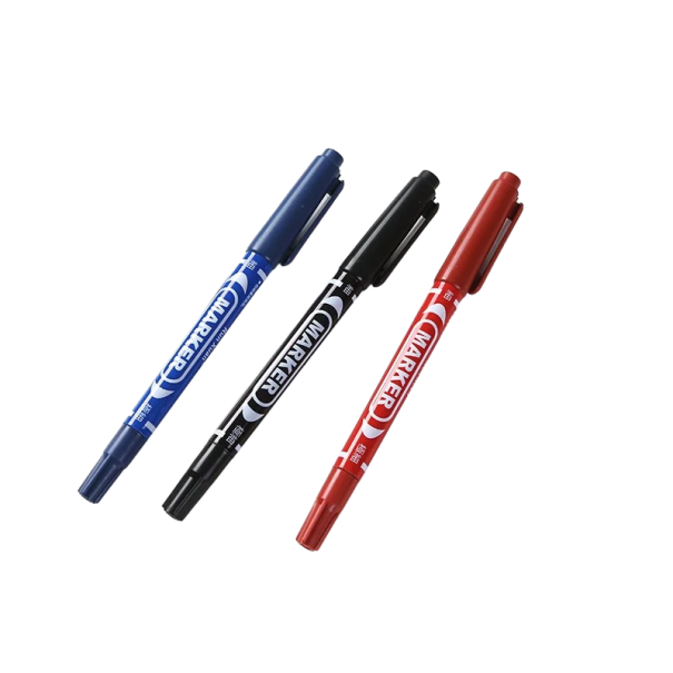 Stencil Tattoo Marker Double-Sided Skin Marker 0.5 and 1 mm Tattoo Supplies 3 pcs 1