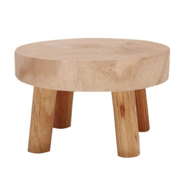 Stendino in legno per fiori marrone chiaro L