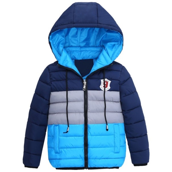 Stepp-Winterjacke für Kinder J1865 blau 5