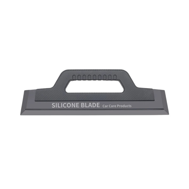 Stergător pentru parbriz auto cu lamelă din silicon 30 x 9 cm plastic și silicon gri racletă manuală pentru parbriz și feronerie auto 1