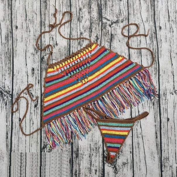 Stickad bikini för damer P1066 S 1