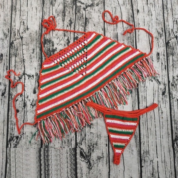 Stickad bikini för damer P1066 L 2