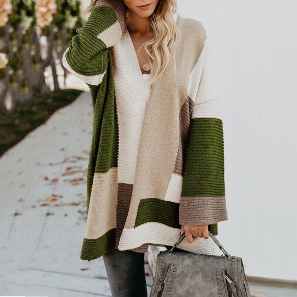 Stickad cardigan för dam A2337