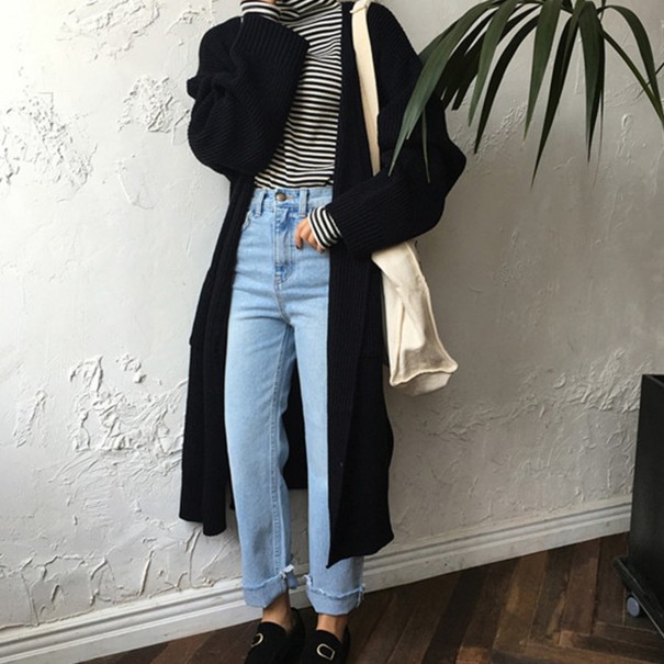 Stickad cardigan för damer G271 2