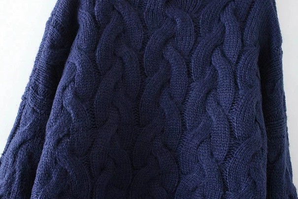Stickad turtleneck för dam A2321