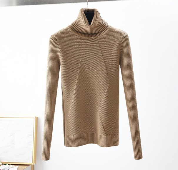 Stickad turtleneck för damer G211 4