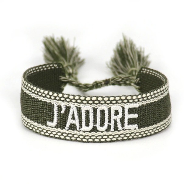 Stickat armband för damer H247 1