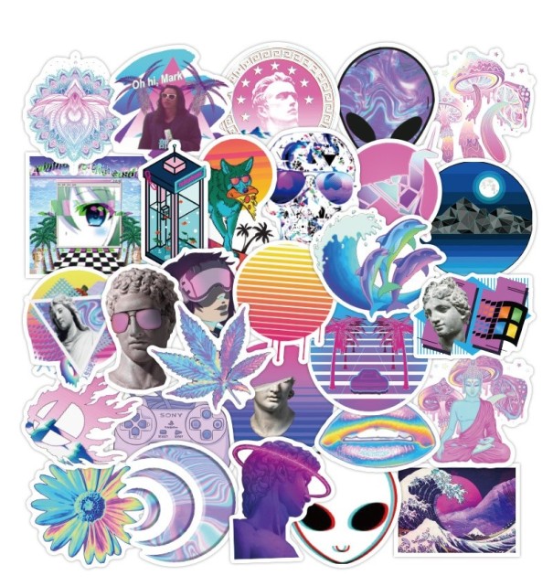 Stickers 10/30/50 stuks E205 2