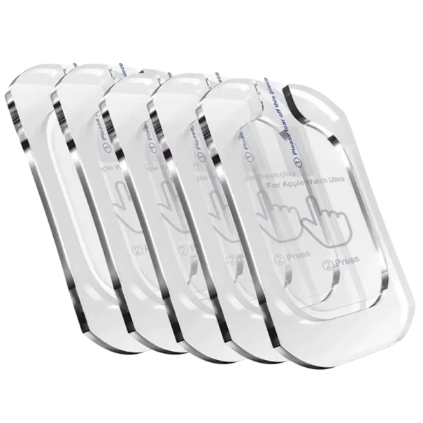 Sticlă hibridă 5 bucăți pentru Apple Ultra Watch 49 mm folie de protecție HD pentru Apple Watch Ultra 1 2 3 protecție din sticlă întărită împotriva zgârieturilor 1