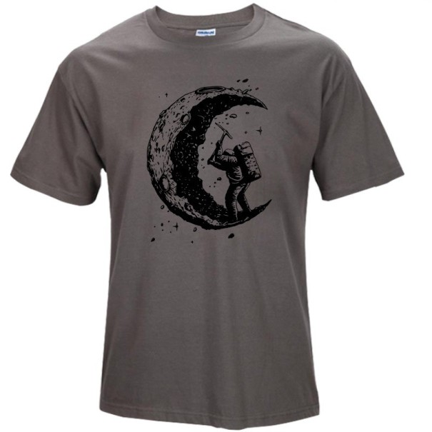 Stijlvol heren t-shirt met maan J3242
