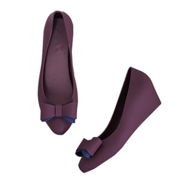 Stijlvolle ballerina&#39;s voor dames met strik J2407