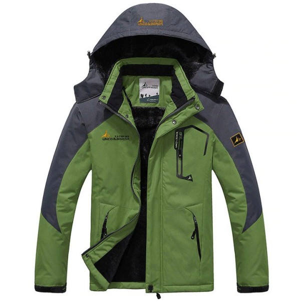 Stijlvolle heren winterjas J3078 groen S