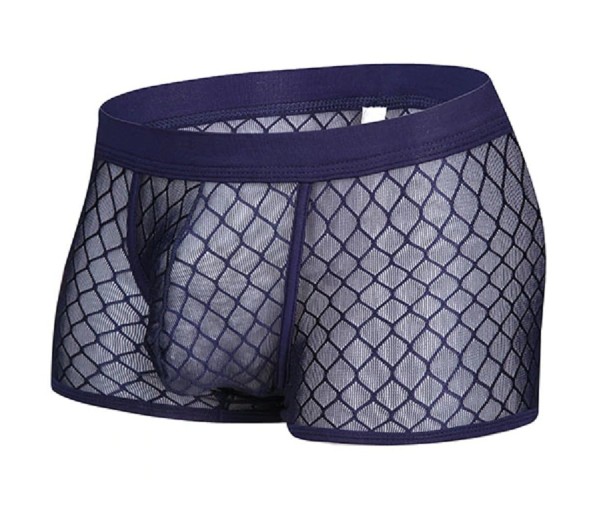 Stijlvolle herenboxershort A8 donkerblauw S