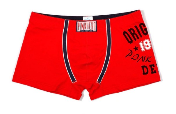 Stijlvolle herenboxershorts A9 rood L