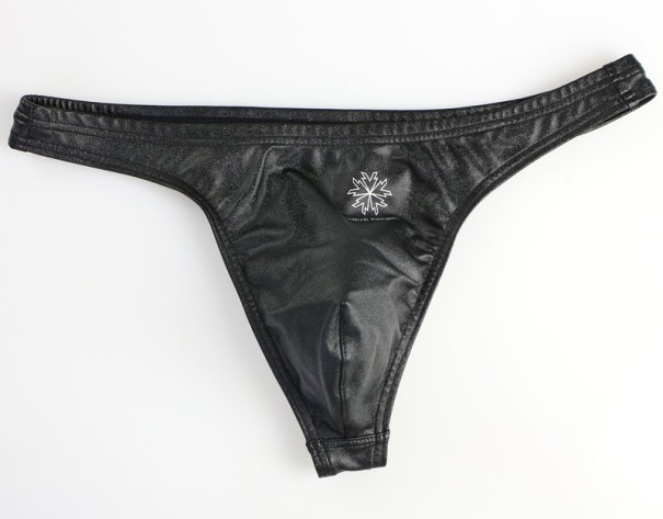 Stijlvolle herenstring zwart XS