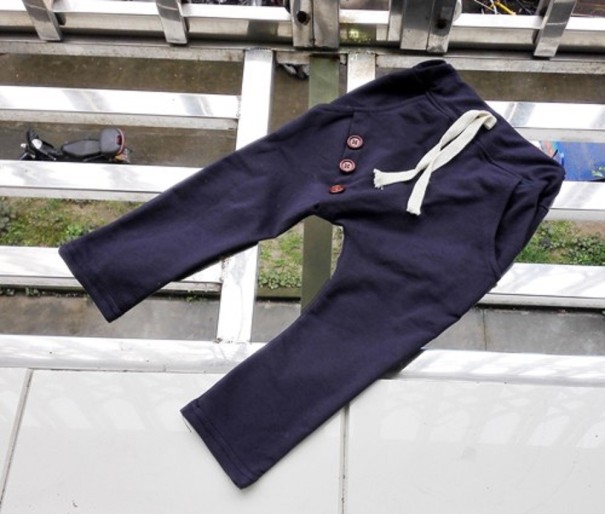 Stijlvolle jongens joggingbroek J3248 donkerblauw 3