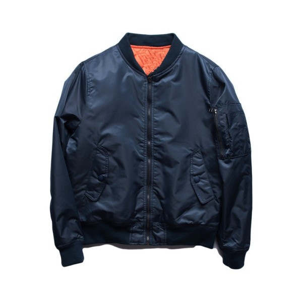 Stijlvolle lente/herfstjas voor heren J2619 blauw XL